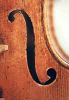 Violin F hole
