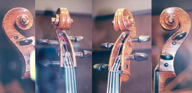 Servais Stradivarius Scroll